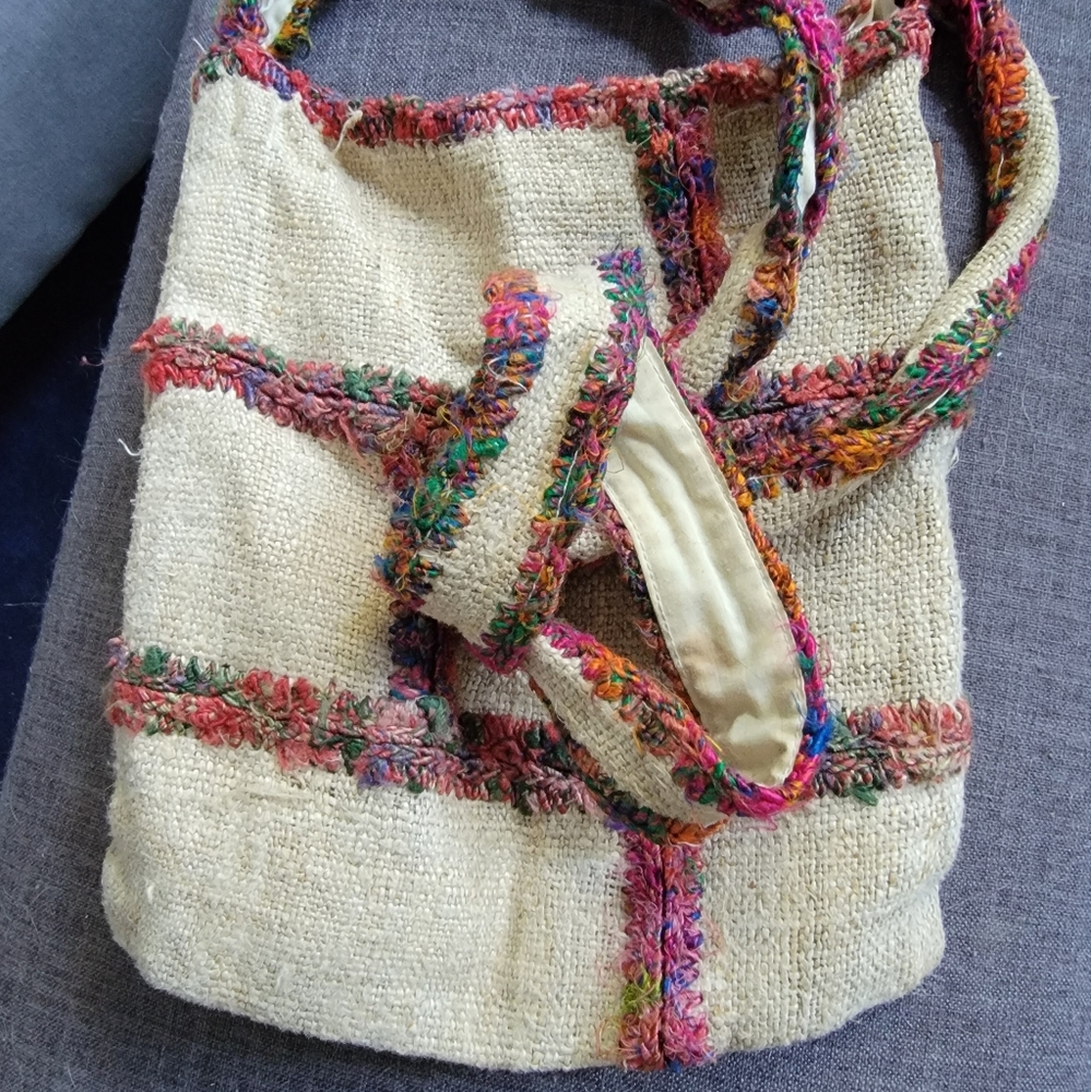 Canvas handbag